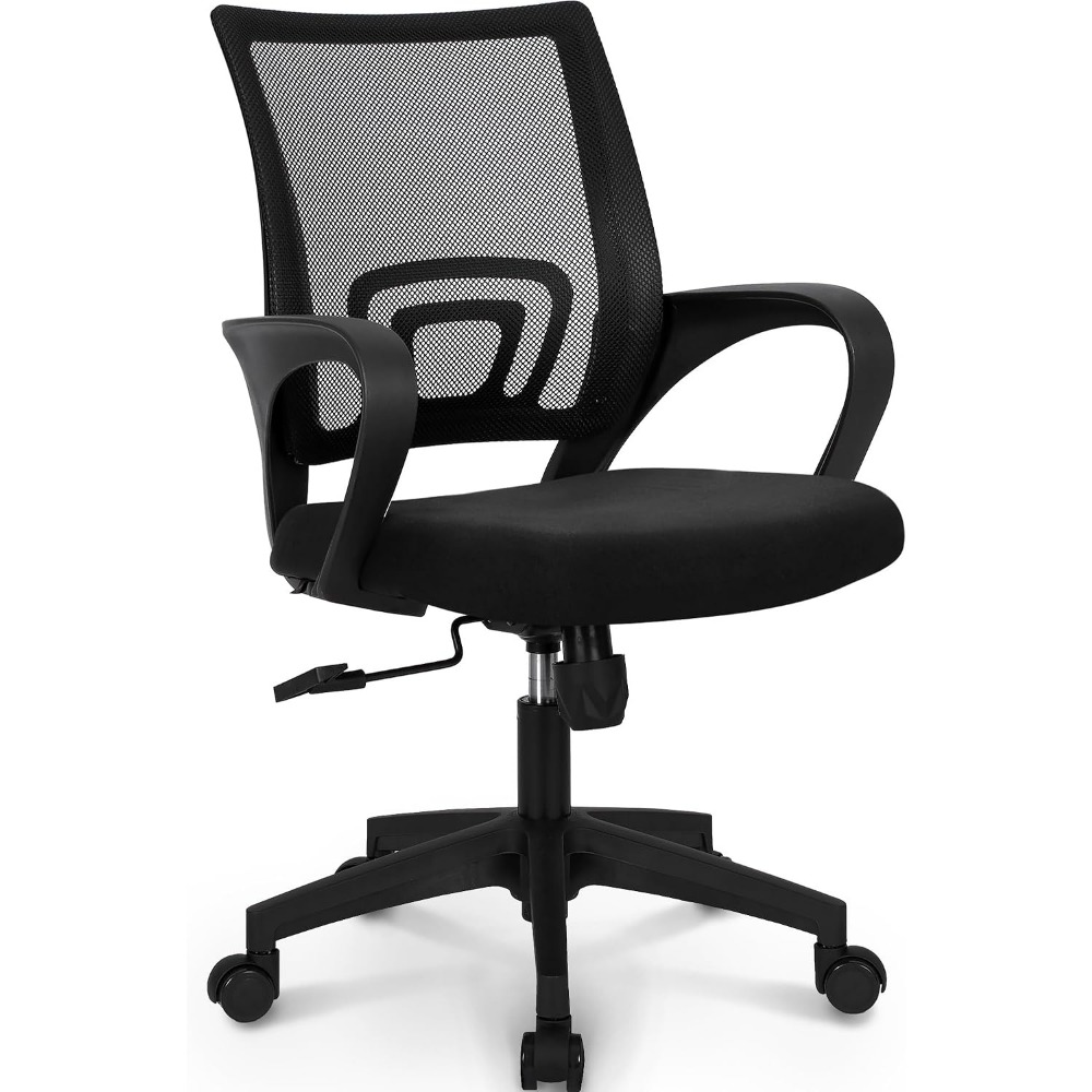 Home Office Desks - Ergonomic Mid-Back Mesh Desk Chair with
