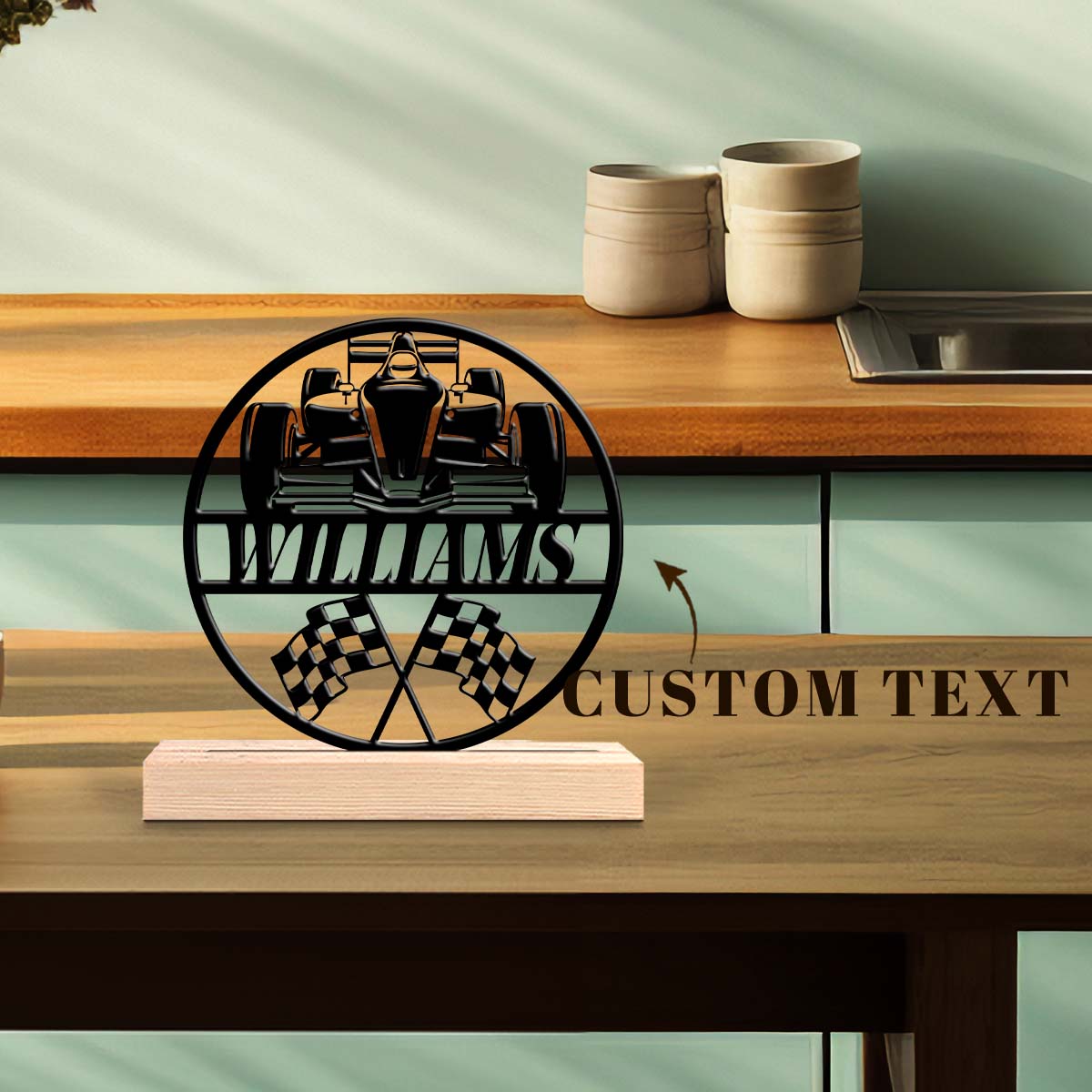 Home Office Or - 1pc Customized Metal Handicraft Ornaments Custom