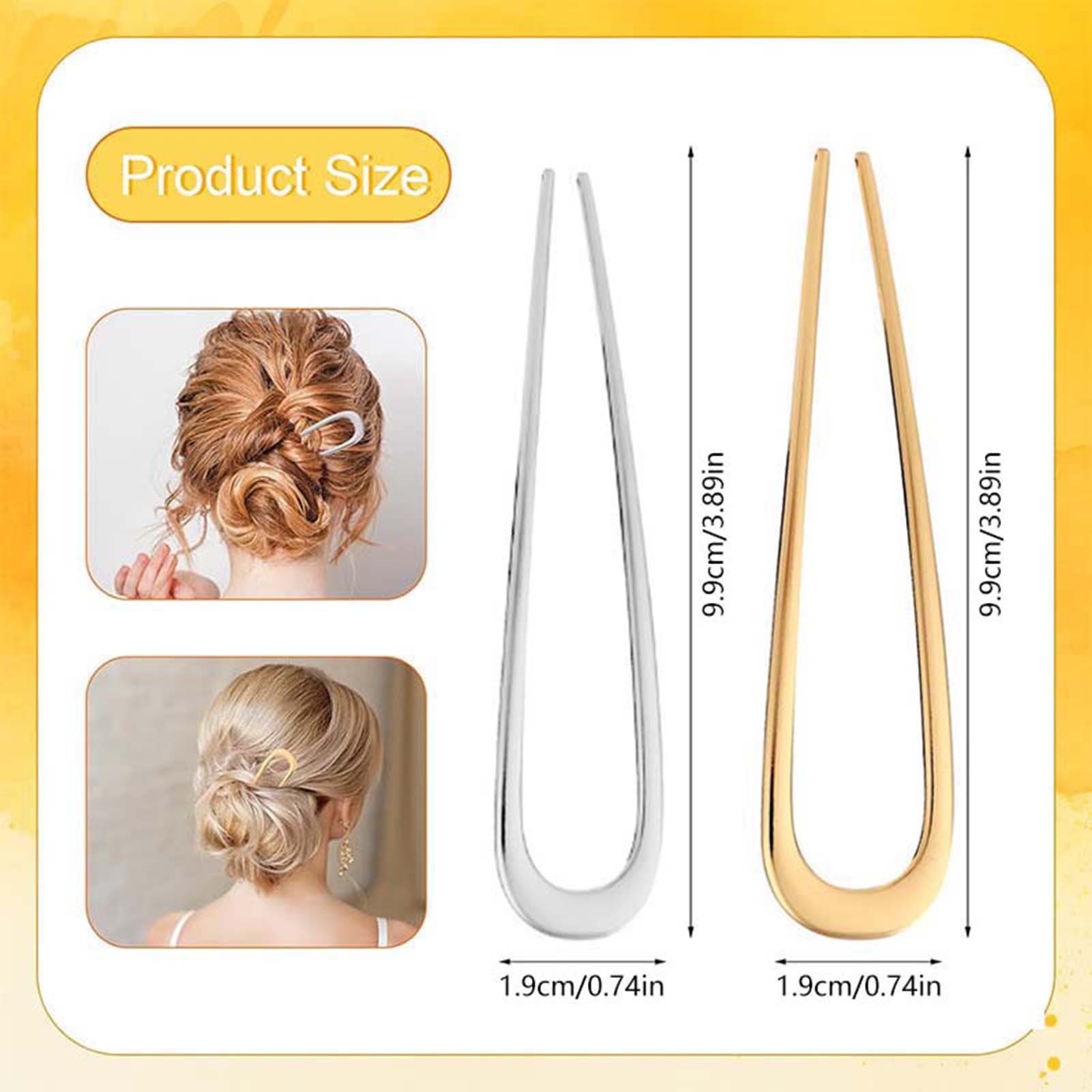 French U Shaped Hair Pins Vint - Home Office Or recension och pris