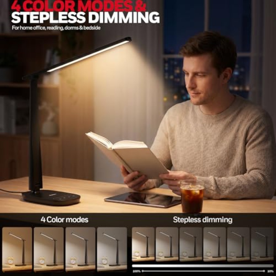 LED Desk Lamp for Home Office, - Home Office Desks recension och pris