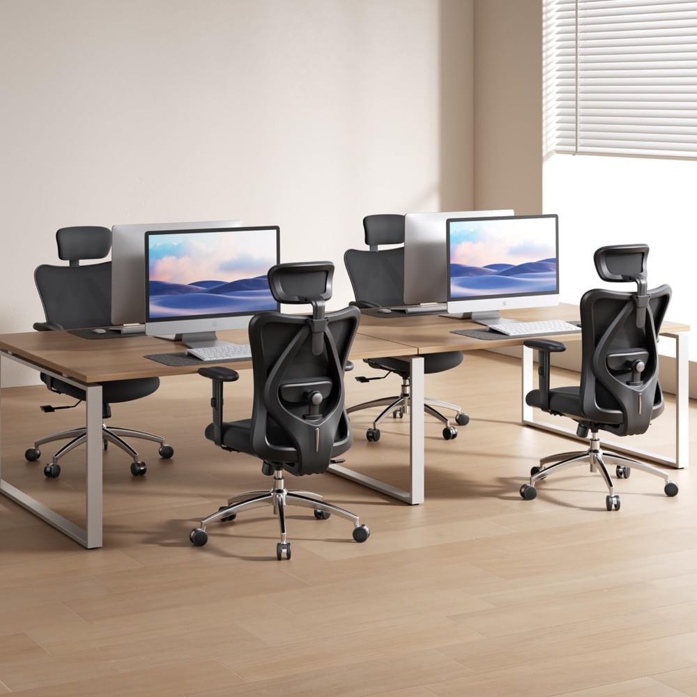 Ergonomic Mesh Desk Chair with - Home Office Desks recension och pris