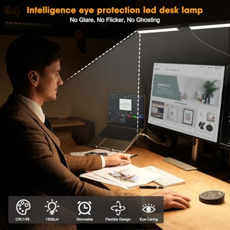 Led Desk Lamp for Office Home  - Home Office Desks recension och pris