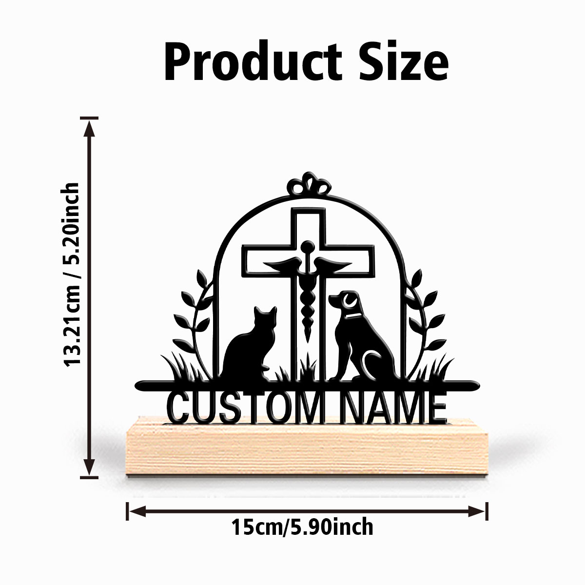 1pc Customizable Wrought Iron  - Home Office Or recension och pris