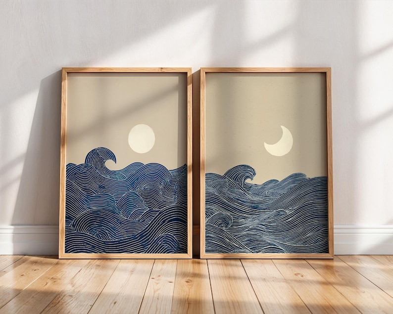 2pcs Japandi Minimalist Moon C - Home Office Youtube recension och pris