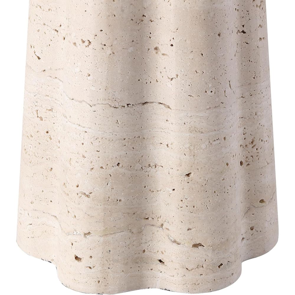 25-inch Travertine/White Table - Home Office Desks recension och pris