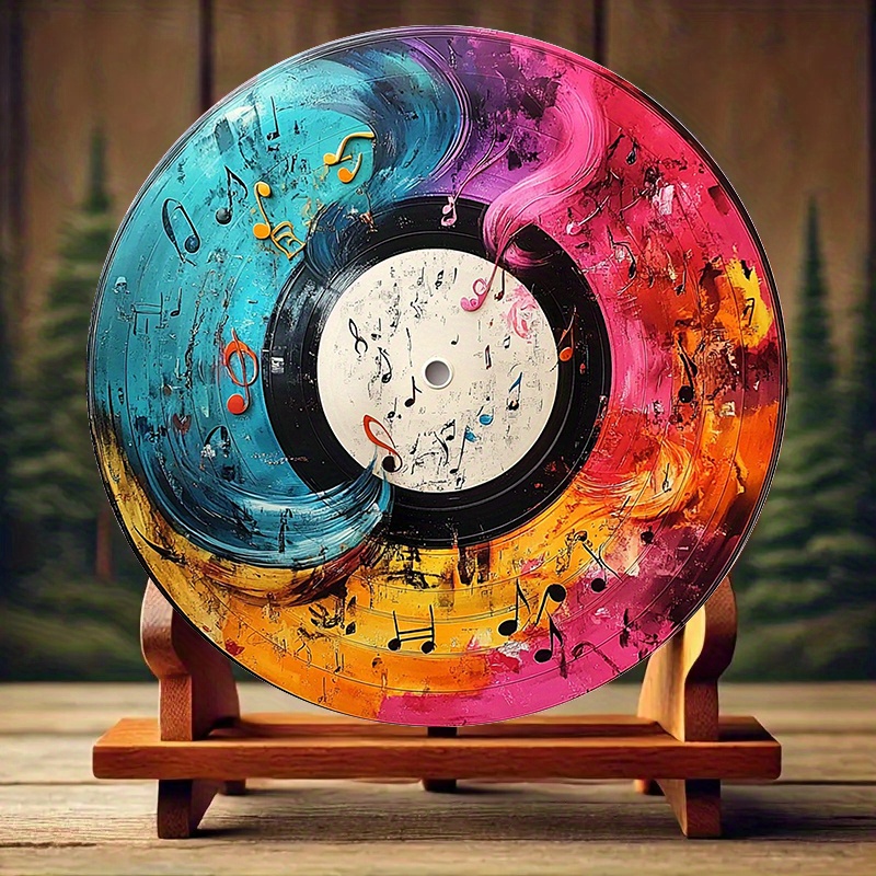 12-Inch Vibrant Vinyl Record A - Home Office Or recension och pris