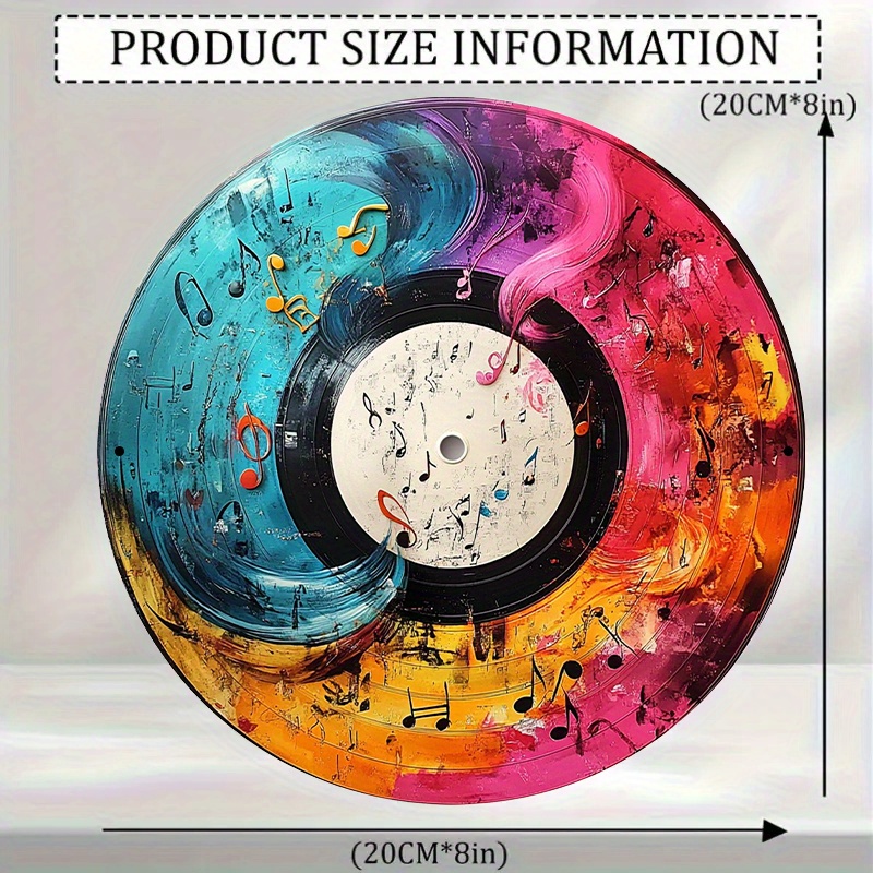 12-Inch Vibrant Vinyl Record A - Home Office Or recension och pris