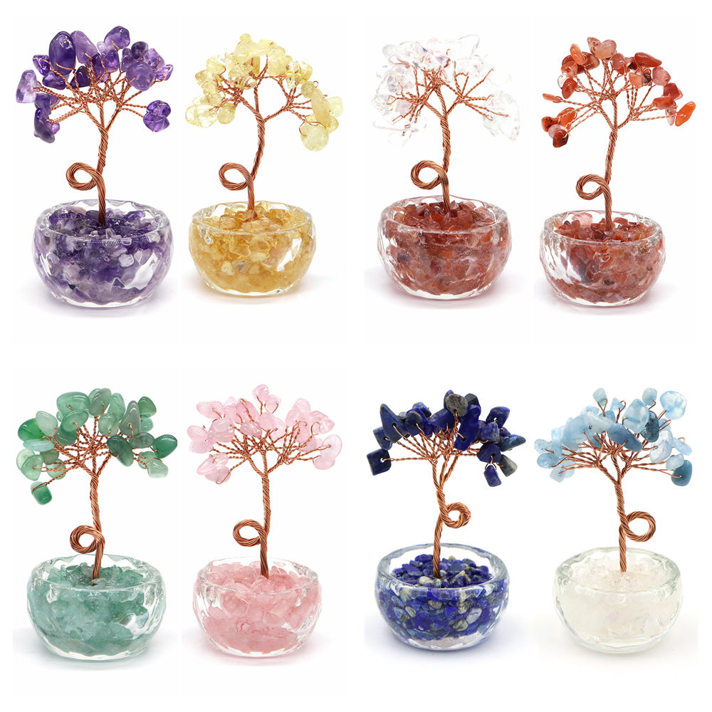 Natural Gemstone Crystal Lucky - Home Office Or recension och pris