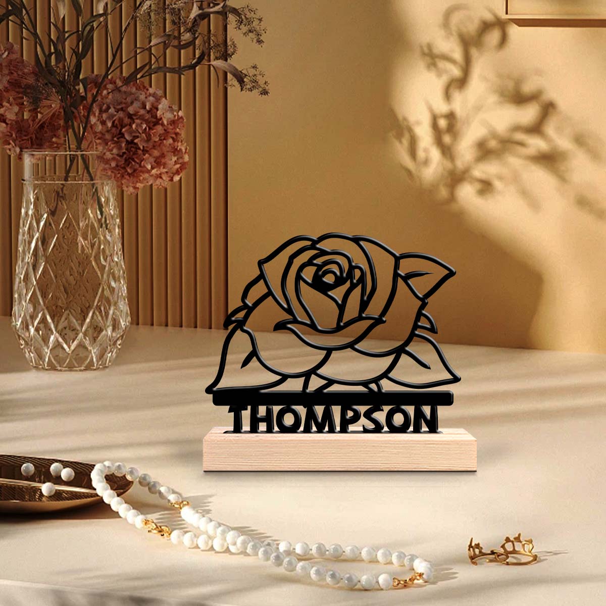 1pc Personalized Metal Artwork - Home Office Or recension och pris