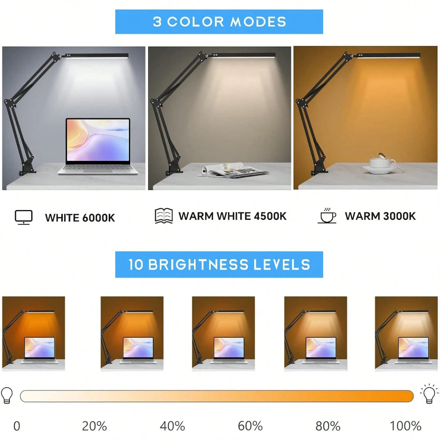 LED Desk Lamp For Home,Reading - Home Office Desks recension och pris