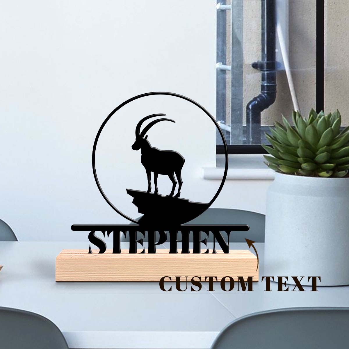 1pc Personalized Iron Desktop  - Home Office Or recension och pris